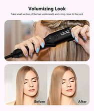 Load image into Gallery viewer, Terviiix Hair Crimper for Women with 4 Interchangeable Plates, Keratin &amp; Argan Oil Infused Crimping Iron for Hair, Volumizing Crimper Hair Iron with 5 Heat Settings &amp; 60 Min Auto Off
