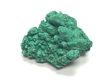 Load image into Gallery viewer, Zentron Crystal Collection Fibrous Malachite Stone - Raw Stone in Velvet Bag (Small (1-2"))
