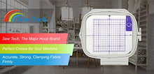 Load image into Gallery viewer, Sew Tech SA448 Embroidery Hoop for Brother Innovis XV8500D NQ1400E Dream Maker VE2200 Babylock Solaris Destiny Flourish Spirit Unity etc, Sewing and Embroidery Machine Hoop
