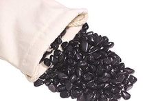 Load image into Gallery viewer, ZenQ 1 lb Black Obsidian Tumbled Stone Chips Crushed Natural Crystal Quartz Pieces
