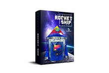 Load image into Gallery viewer, Rocket Ship Play Tent Playhouse | Unique Space and Planet Design for Indoor and Outdoor Fun, Imaginative Games &amp; Gift | Foldable Playhouse Toy + Carry Bag for Boys &amp; Girls | by Imagenius Toys
