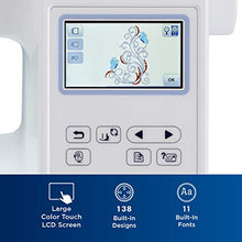 Load image into Gallery viewer, Brother PE800 Embroidery Machine, 138 Built-in Designs, 5" x 7" Hoop Area, Large 3.2" LCD Touchscreen, USB Port, 11 Font Styles
