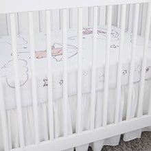Load image into Gallery viewer, Disney Winnie The Pooh - Classic Pooh - Ivory, Tan &amp; White Photo Op Fitted Crib Sheet, Tan, White, Grey , 28x52x8 Inch (Pack of 1)
