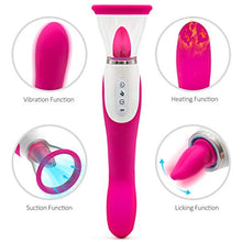 Load image into Gallery viewer, Okutani Perfect Size Realistic Tongue Licker with Multi Speed Líckíng&amp;Vibrating Handheld Wireless Pussy Pleasure Massaging Tools for Female Underwear Therapy Device IPX7 Waterproof Tshirt
