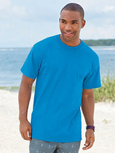 Load image into Gallery viewer, Fruit of the Loom Men's Short Sleeve Crew Tee, Large - Admiral Blue

