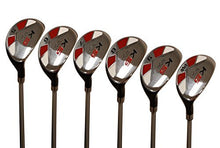 Load image into Gallery viewer, Senior Men’s Majek Golf All Hybrid Partial Set, which Includes: #5, 6, 7, 8, 9, PW Senior Flex Right Handed New Utility “A” Flex Club
