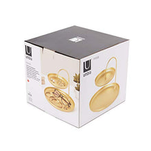 Load image into Gallery viewer, Umbra Poise Large Jewelry Tray, Double Jewelry Tray, Attractive Jewelry Storage You Can Leave Out, Two-Tiered Jewelry Tray, Matte Brass Finish
