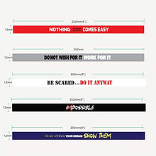 Load image into Gallery viewer, RUANJAI 12-Pack Motivational Wristband Silicone with Inspirational Messages - Unisex Adult Size Woman Man Teens

