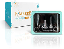 Load image into Gallery viewer, Kimberbell Beginner Box &amp; Deluxe Scissor Set (35 Pcs) Machine Embroidery &amp; Sewing, 3 Projects, Step-by-Step Instructions, Fabric + Materials, Techniques: Raw Edge Appliqué, Quilting &amp; Satin Stitch
