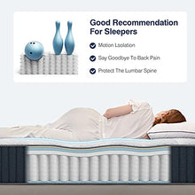 Load image into Gallery viewer, Full Size Mattress,Avenco Full Mattress,10 Inch Hybrid Full Size Mattress in a Box,Innerspring and Comfortable Foam,Back Pain Relief, CertiPUR-US, 10 Years Support
