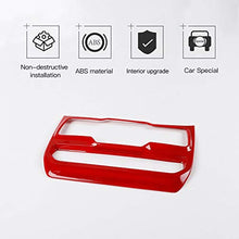 Load image into Gallery viewer, JeCar Window Control Panel Trim Cover Interior Decoration Accessories for 2018-2022 Jeep Wrangler JL JLU &amp; 2020-2022 Gladiator JT, Red
