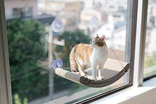 Load image into Gallery viewer, K&amp;H PET PRODUCTS EZ Mount Cat Scratcher Kitty Sill Cradle &amp; Refill - Perfect Cardboard Cat Toy and Sunny Lounge Spot in One Complete Kitty Sill Cradle Black/Cardboard 11 X 20 X 2 Inches
