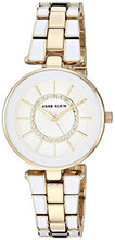 Load image into Gallery viewer, Anne Klein Women's AK/3286WTST Premium Crystal Accented Gold-Tone and White Watch and Bracelet Set
