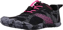 Load image into Gallery viewer, JOOMRA Women's Trail Running Minimal Shoes Camping Trekking Toes Ladies Hiking Glove Workout Treadmil Sneaker Barefoot Walking Footwear Red Size 11

