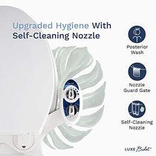 Load image into Gallery viewer, LUXE Bidet Neo 120 - Self Cleaning Nozzle - Fresh Water Non-Electric Mechanical Bidet Toilet Attachment (blue and white)
