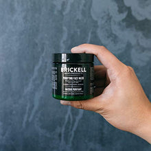 Load image into Gallery viewer, Brickell Men's Purifying Charcoal Face Mask Natural and Organic Activated Charcoal Mask With Detoxifying Kaolin Clay, 4 Ounce, Unscented
