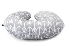 Load image into Gallery viewer, Minky Nursing Pillow Cover | Arrow Pattern Slipcover | Best for Breastfeeding Moms | Soft Fabric Fits Snug On Infant Nursing Pillows to Aid Mothers While Breast Feeding | Great Baby Shower Gift
