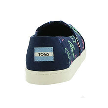 Load image into Gallery viewer, TOMS Kids Girl's Alpargata (Little Kid/Big Kid) Navy Electric Love Print/Glow in The Dark 4 Big Kid
