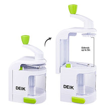 Load image into Gallery viewer, Spiralizer, Spiralizer Vegetable Slicer, Vertical Spiralizer with Adjustable Cuts of 4 Vegetable Pasta Maker and Mandoline Spira Slicer

