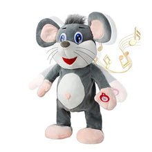 Load image into Gallery viewer, SdeNow Rat Stuffed Animal, Waving Sing Dancing Rat Plush Interactive Toys, Fun Musical Squawking Animation Baby Stuffed Animals Electric Pet Mouse Toys Gifts for Kids
