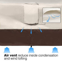 Load image into Gallery viewer, Vailge Patio Chair Covers, Lounge Deep Seat Cover, Heavy Duty and Waterproof Outdoor Lawn Patio Furniture Covers, Medium Beige &amp; Brown
