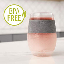 Load image into Gallery viewer, Host Cooling Cup Set of 1 Plastic Double Wall Insulated Freezable Drink Chilling Tumbler with Freezing Gel, Wine Glasses for Red and White Wine, 8.5 oz, Translucent Magenta
