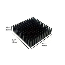 Load image into Gallery viewer, 4 Set 40mm 12V Dc Fan + Heatsink Kit with pre-Applied Thermal Conductive Adhesive Tape
