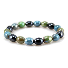 Load image into Gallery viewer, Power Ionics Health Tourmaline Mixed Beads Stretch Bracelet Wristband
