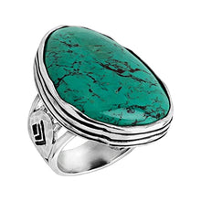 Load image into Gallery viewer, Silpada 'Tumbled Turquoise' Natural Turquoise Ring in Sterling Silver, Size 9

