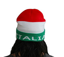 Load image into Gallery viewer, Italia Multi-Color Knit Ski Cap – Colorful Italian Hat - Italy Collection of Italian Pride Products at PSILoveItaly
