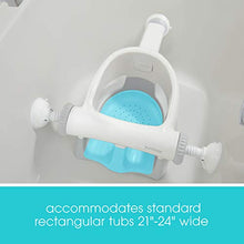 Load image into Gallery viewer, Summer My Bath Seat Soft Support (Aqua ) – Contoured Bath Seat for Children Transitioning to the Adult Bathtub – Features Drain Holes, Sure &amp; Secure Suction Cups, and Spacious Open-Side Design

