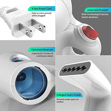 Load image into Gallery viewer, isteam Steamer for Clothes [Home Steam Cleaner] Powerful Travel Steamer 7-in-1. Handheld Garment Steamer, Wrinkle Remover. Portable Fabric Steam Iron. Clothing Accessory for USA 110-120v [H106]
