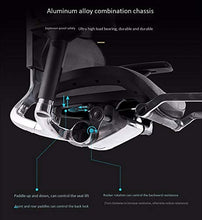 Load image into Gallery viewer, NOLOGO Ergonomic Adjustable Office Chair with Lumbar Support and Rollerblade Wheels - High Back with Breathable Mesh - Breathable Cushion - Adjustable Head &amp; Arm Rests, Seat Height - Reclines
