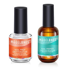 Load image into Gallery viewer, Modelones Gel Nail Polish Primer, Acid Free Natural Nail Prep Dehydrate &amp; Bond Primer, 15ml Nail Bond, Air Dry Superior Bonding Primer for Acrylic Powder Nail Supplies Set
