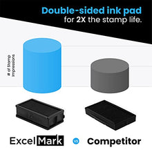 Load image into Gallery viewer, Self Inking Rubber Stamp with up to 4 Lines of Custom Text (42A1848)
