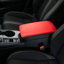 Load image into Gallery viewer, CKE for 11th Gen Civic Leather Auto Armrest Cover Protector Center Console Box Seat Cover for Honda Civic 2022 Accessories Sedan Hatchback - Red and Black (Red line)
