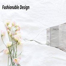 Load image into Gallery viewer, Washable Cloth Face Masks for Women, Reusable Breathable Printed Stylish Face Mask with Filter Pocket, Adjustable Ear Loops, Fashionable Cute Designer Mask for Adults 6 PACK
