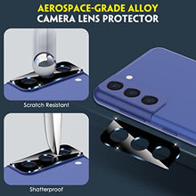Load image into Gallery viewer, [3+2 Pack] UniqueMe Compatible with Samsung Galaxy S21 FE 5G (Not for Samsung Galaxy S21) Screen Protector Tempered Glass and Camera Lens Protector [Easy Installation Frame] HD Clear [Anti-Scratch]
