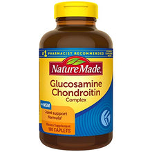Load image into Gallery viewer, Nature Made Glucosamine Chondroitin Complex with MSM, 180 Caplets for Joint Support†
