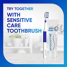Load image into Gallery viewer, Sensodyne Repair and Protect Whitening Toothpaste, Toothpaste for Sensitive Teeth and Cavity Prevention, 3.4 oz (Pack of 4)
