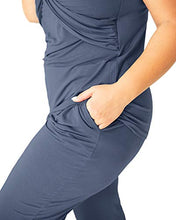 Load image into Gallery viewer, Kindred Bravely Davy Ultra Soft Maternity &amp; Nursing Pajamas Sleepwear Set (Slate Blue, Medium)
