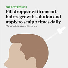 Load image into Gallery viewer, 5% Minoxidil Extra Strength Hair Regrowth Treatment by Just For Men, Topical Solution for Hair Loss, Thinning &amp; Balding, Unscented, Includes Dropper, 3 Month Supply
