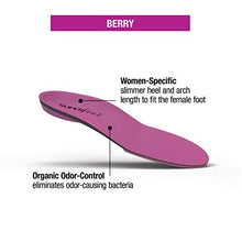 Load image into Gallery viewer, Superfeet womens Berry Premium-w Insole, Berry, D 8.5 - 10 US
