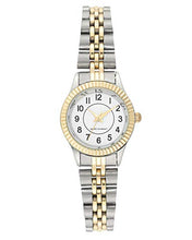 Load image into Gallery viewer, Amazon Essentials Women's Easy to Read Two-Tone Bracelet Watch, AE/5005WTTT
