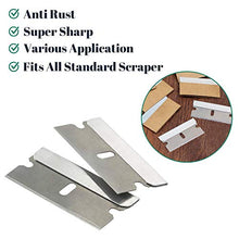 Load image into Gallery viewer, Bates- Single Edge Razor Blade, 50 pc, Razor Blades Scraper, Razor Blades Single Edge, Scraper Blades, Flat Razor Blade, One Edge Razor Blade, Single Sided Razor Blade, Single Edge Blades, Razor blade
