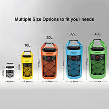 Load image into Gallery viewer, Piscifun Waterproof Dry Bag Backpack 20L Floating Dry Backpack with Waterproof Phone Case for Water Sports - Fishing Boating Kayaking Surfing Rafting Camping Gifts for Men and Women Orange
