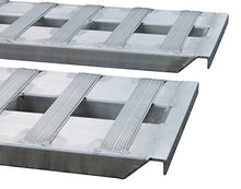 Load image into Gallery viewer, 6 FT x 15" Aluminum 6800 LB RampS CAR Truck Trailer Auto Hauler Knife &amp; Hook Ends
