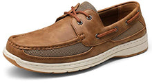 Load image into Gallery viewer, Vostey Men's Boat Shoes Slip On Stylish Fashion Sneaker Casual Loafers Shoes(BMY3003 tan 10.5)
