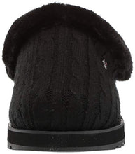 Load image into Gallery viewer, Skechers BOBS Women's Keepsakes Ice Angel Slipper, Black/Black, 5.5 M US
