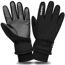 Load image into Gallery viewer, Cevapro -30℉ Waterproof Winter Gloves Suede 3M Insulated Gloves for Men Women Cold Weather Running Hiking Skiing

